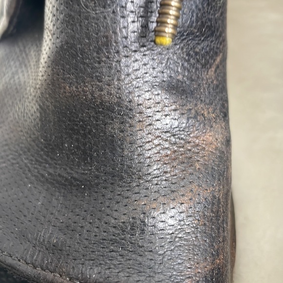 A.S98 Black Wedge Sandal Size 36 - Picture 3 of 7